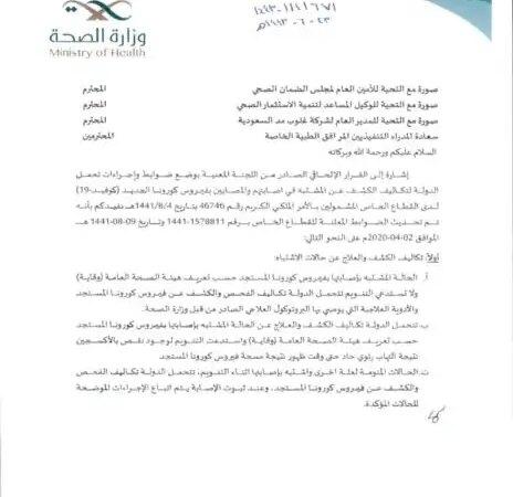 تعميم رقم (13/ت/6251) وتاريخ 05-07-1437هـ