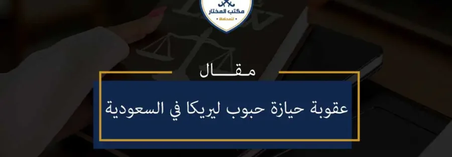 عقوبة حيازة حبوب ليريكا في السعودية -2