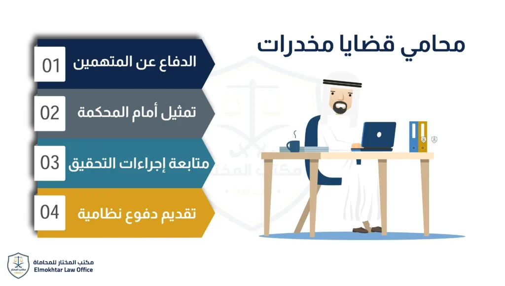 محامي قضايا مخدرات